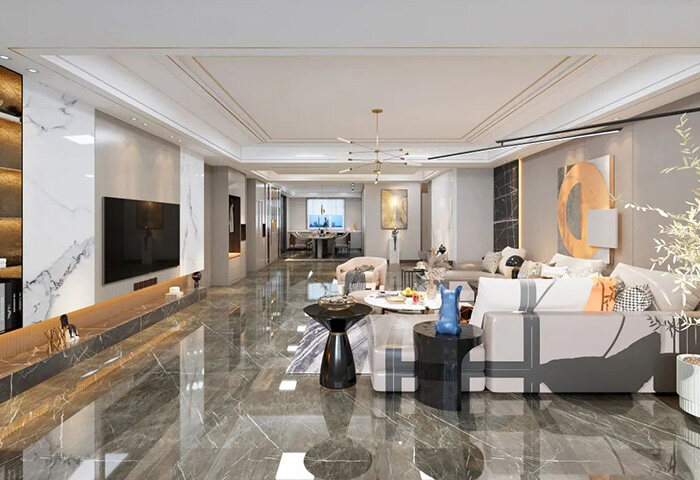 水岸風景,輕奢風格